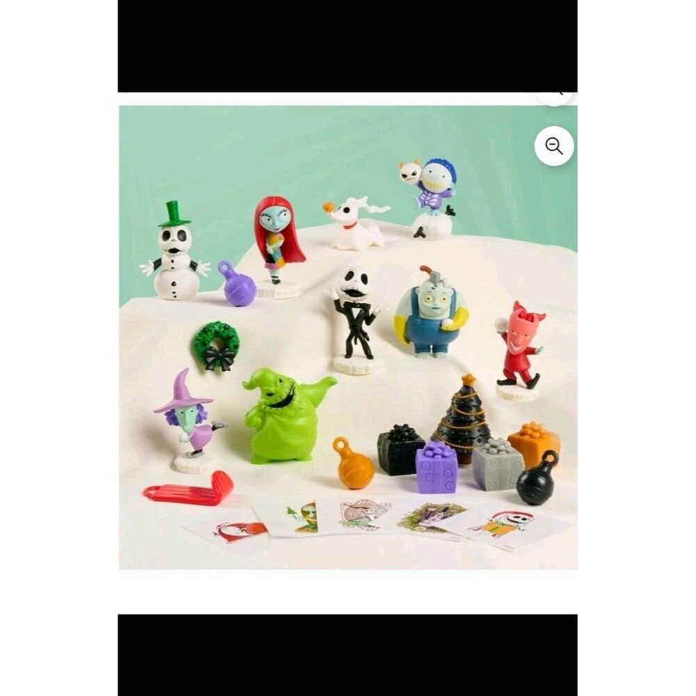 THE NIGHTMARE BEFORE CHRISTMAS NEW DISNEY MINI FIGURES ADVENT CALENDAR 24 MINIS